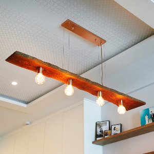 [woodb] live edge ceiling (참죽)